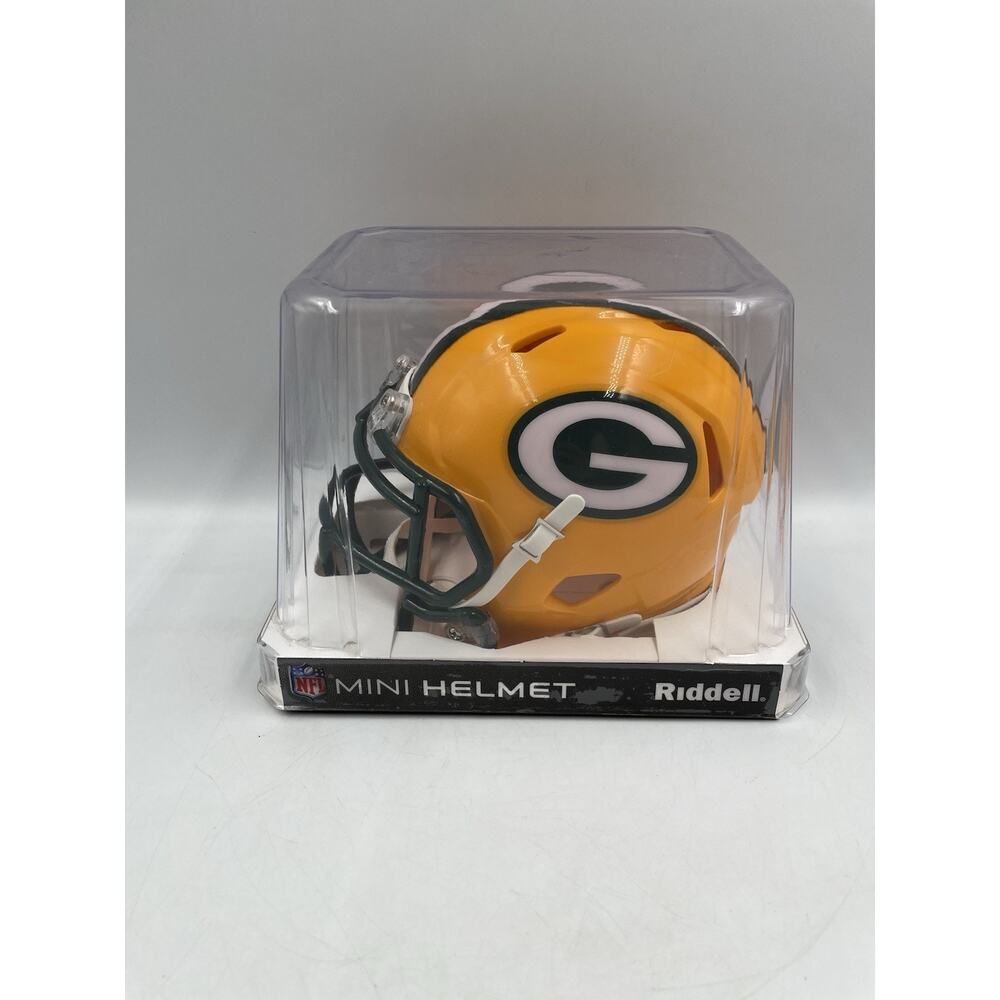 Green Bay Packers Authentic Riddell Speed Mini Helmet - Picture 5 of 8
